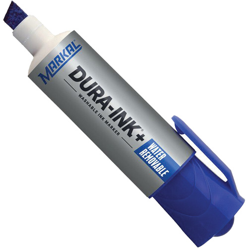 Dura-Ink&reg; WashAway Ink Marker, Blue, Chisel Tip Distribution Industrielle GC