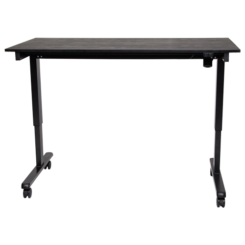Bureau ajustable pour travail debout, , 45-1/4" h x 29-1/2" p, Noir Distribution Industrielle GC