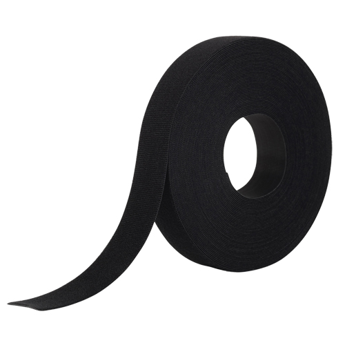 One-Wrap&reg; Fastener Tape, Hook & Loop, 25 yds x 1", Self-Grip, Black Distribution Industrielle GC