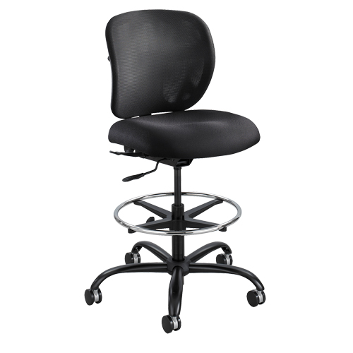 Tabouret robuste Vue, Nylon, Noir, Capacit&eacute; 350 lb Distribution Industrielle GC