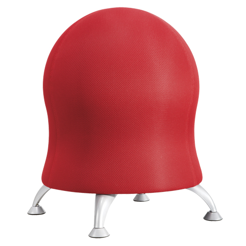 Zenergy Ball Chair, Fabric, Red, 250 lbs. Capacity Distribution Industrielle GC