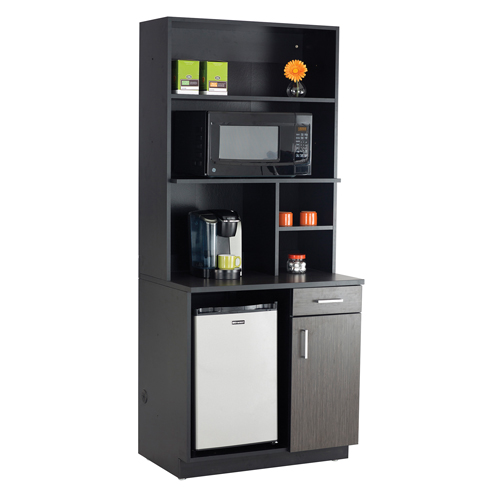 Armoire modulaire, M&eacute;lamine, 39" h x 36" la x 25" P, Nuit d'Asie/noir Distribution Industrielle GC