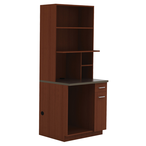 Armoire modulaire, M&eacute;lamine, 39" h x 36" la x 25" P, Acajou Distribution Industrielle GC