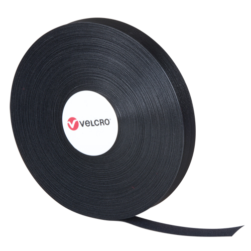 Attaches QWIK, Boucle et crochet, 25 vg x 3/4", Auto-aggripant, Noir Distribution Industrielle GC