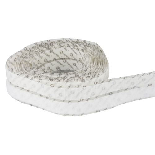 Attache, Boucle et crochet, 15' x 3/4", Adh&eacute;sif, Blanc Distribution Industrielle GC