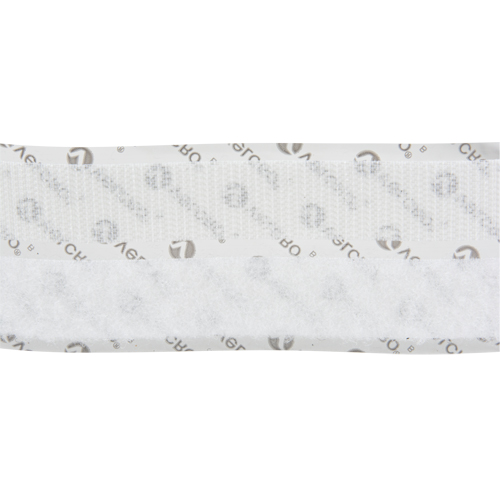 Attache, Boucle et crochet, 15' x 3/4", Adh&eacute;sif, Blanc Distribution Industrielle GC