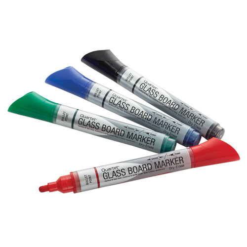 Premium Glass Dry-Erase Markers, Assorted, Bullet Tip Distribution Industrielle GC