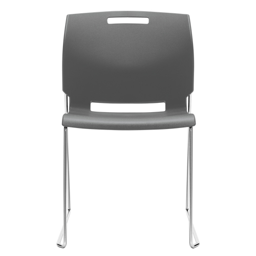 Chaise, Plastique, Hauteur 32-1/2", Capacit&eacute; 300 lb, Gris Distribution Industrielle GC