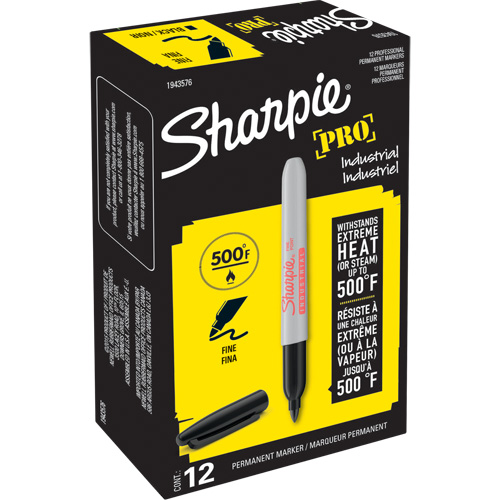 Pro Permanent Marker, Black, Fine Tip Distribution Industrielle GC