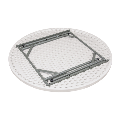 Table pliante, Ronde, 48" l x 48" la, Poly&eacute;thyl&egrave;ne, Blanc Distribution Industrielle GC