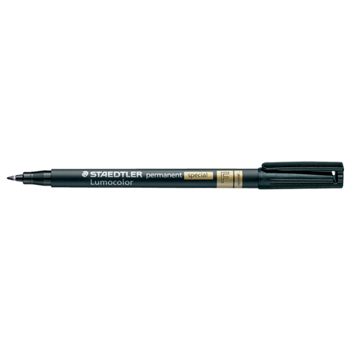 Marqueur permanent Lumocolor, Noir, Pointe Fin Distribution Industrielle GC