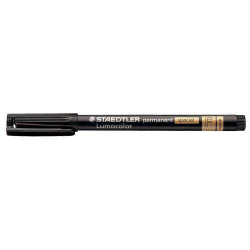 Marqueur permanent Lumocolor, Noir, Pointe Fin Distribution Industrielle GC