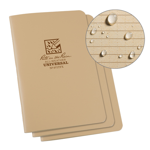 Carnet de notes, Couverture souple, Havane, 48 Pages, 4-5/8" , 7"  Distribution Industrielle GC