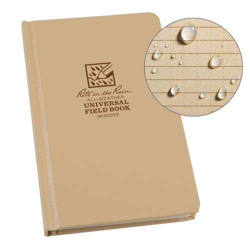 Livre reli&eacute;, Couverture rigide, Havane, 160 Pages, 4-5/8" , 7-1/4"  Distribution Industrielle GC