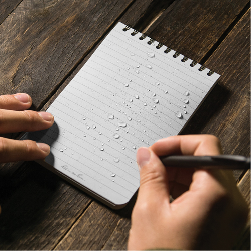 Carnet de notes de poche &agrave; spirale, Couverture souple, Havane, 100 Pages, 4" , 6"  Distribution Industrielle GC