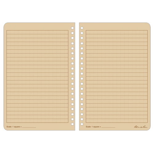 Side-Spiral Notebook, Soft Cover, Tan, 64 Pages, 4-5/8" W x 7" L Distribution Industrielle GC