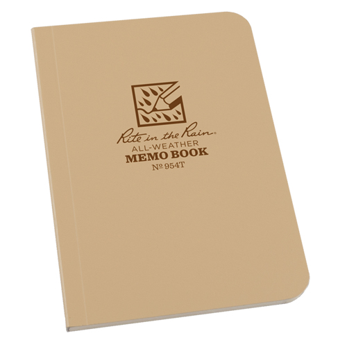 Livre m&eacute;mo, Couverture souple, Havane, 112 Pages, 3-1/2" , 5"  Distribution Industrielle GC