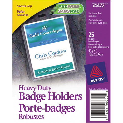 Heavy-Duty Badge Holder Distribution Industrielle GC