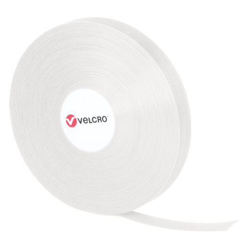 Attaches QWIK, Boucle et crochet, 25 vg x 3/4", Auto-aggripant, Blanc Distribution Industrielle GC