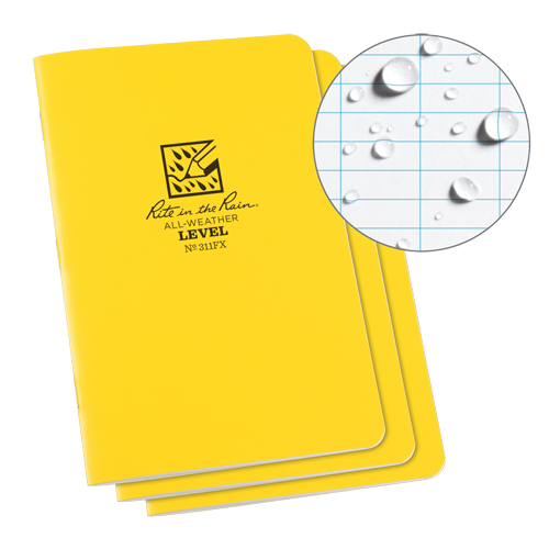 Carnet de notes, Couverture souple, Jaune, 48 Pages, 4-5/8" , 7"  Distribution Industrielle GC