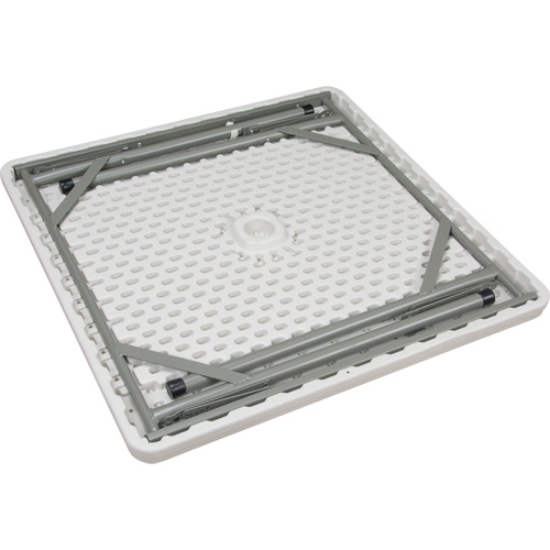 Table pliante, Carr&eacute;e, 34" l x 34" la, Poly&eacute;thyl&egrave;ne, Blanc Distribution Industrielle GC
