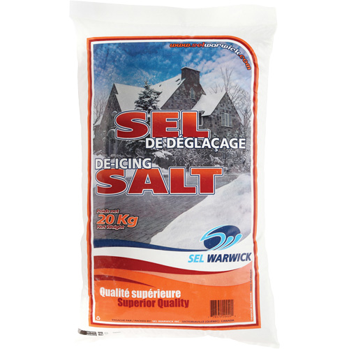 Sel fondant &agrave; glace, 44,1 lb (20 kg), Sac, -10°C (14°F) Distribution Industrielle GC