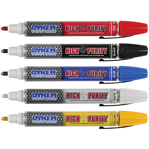 Marqueur de peinture &agrave; pointe en feutre, Liquide, Blanc Distribution Industrielle GC