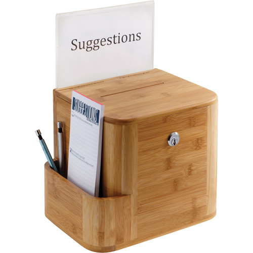 Bamboo Suggestion Box Distribution Industrielle GC