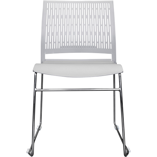 Chaises empilables s&eacute;rie Activ, Polypropyl&egrave;ne, Hauteur 32-3/8", Capacit&eacute; 275 lb, Gris Distribution Industrielle GC