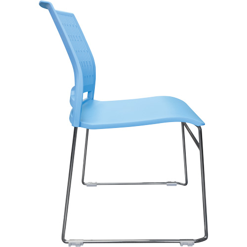 Chaises empilables s&eacute;rie Activ, Polypropyl&egrave;ne, Hauteur 32-3/8", Capacit&eacute; 275 lb, Bleu Distribution Industrielle GC