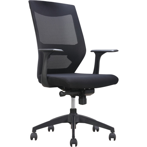 Activ Series Synchro-Tilt Office Chair, Fabric/Mesh, Black, 275 lbs. Capacity Distribution Industrielle GC