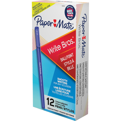 Stylo &agrave; bille Paper Mate Write Bros, Bleu, 1 mm Distribution Industrielle GC