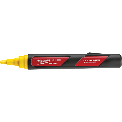 Marqueur &agrave; peinture Inkzall, Liquide, Jaune Distribution Industrielle GC