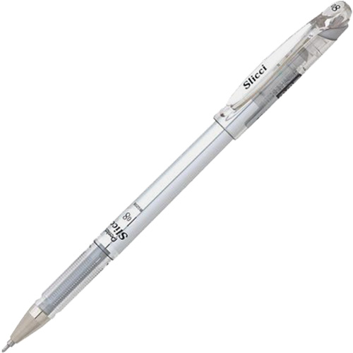 Slicci Metallic Gel Pen, Silver, 0.8 mm Distribution Industrielle GC