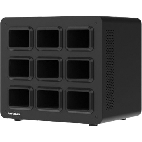 Base de poste de recharge KwikBoost EdgePower pour 9 batteries Distribution Industrielle GC