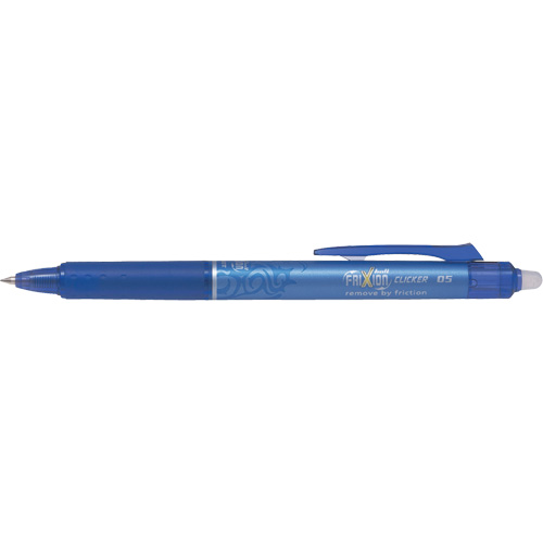 Stylo &agrave; cliquet Frixion Point, Bleu, 0,5 mm, R&eacute;tractable Distribution Industrielle GC