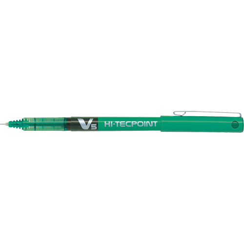 Hi-Tecpoint Pen, Green, 0.5 mm Distribution Industrielle GC