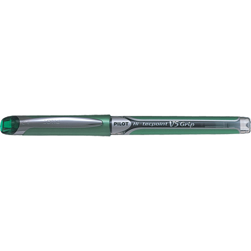Hi-Tecpoint Grip Pen, Green, 0.5 mm Distribution Industrielle GC