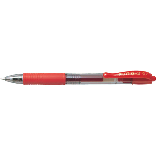 G2 Gel Pen, Red, 0.7 mm, Retractable Distribution Industrielle GC