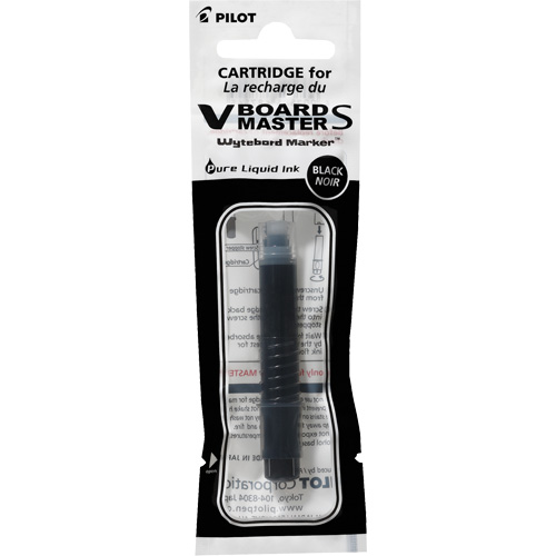Recharge pour marqueur effaçable &agrave; sec fin Vboard Master S, Noir Distribution Industrielle GC