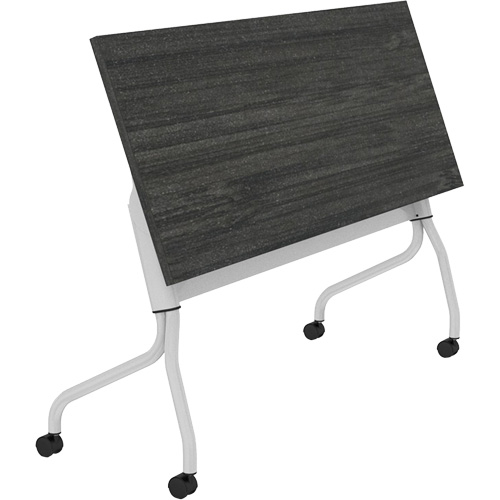 Table de formation &agrave; dessus rabattable Newland, 24" lo x 60" la x 29-1/2" h, Brun fonc&eacute; Distribution Industrielle GC