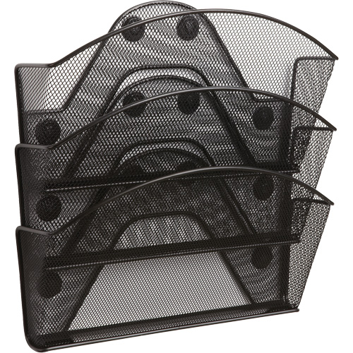 Classeur magn&eacute;tique en treillis m&eacute;tallique Onyx, 3 pochettes Distribution Industrielle GC