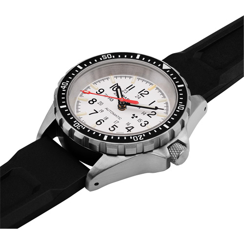 Montre automatique moyenne pour plongeur &eacute;dition arctique, Num&eacute;rique, &agrave; piles, 36 mm, Noir Distribution Industrielle GC
