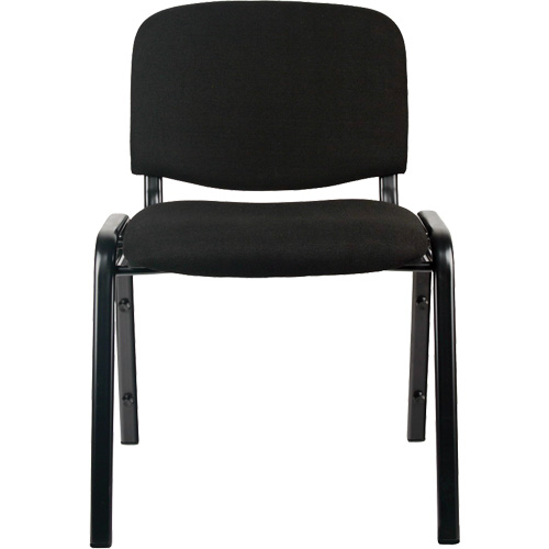 Chaises empilables, Tissu, Hauteur 32", Capacit&eacute; 250 lb, Noir Distribution Industrielle GC