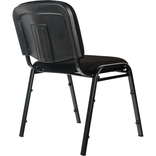 Chaises empilables, Tissu, Hauteur 32", Capacit&eacute; 250 lb, Noir Distribution Industrielle GC