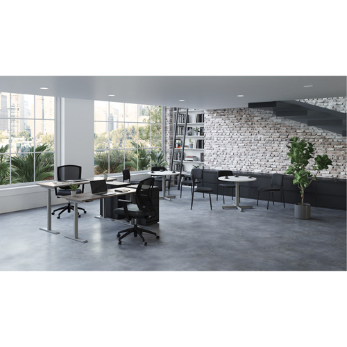 Table rectangulaire &agrave; hauteur r&eacute;glable Newland Distribution Industrielle GC