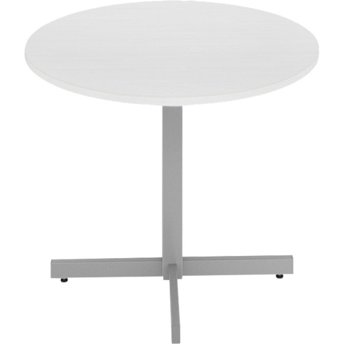 Table ronde &agrave; hauteur r&eacute;glable Newland, 36" lo x 36" la x 29" h, Dessus de 1", Stratifi&eacute;/Polypropyl&egrave;ne, Blanc Distribution Industrielle GC