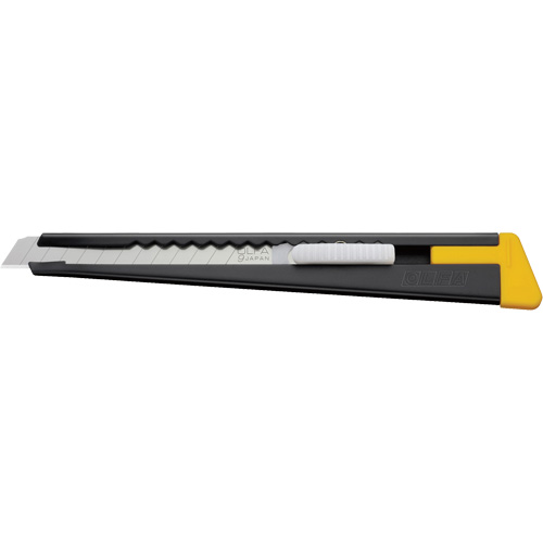 Couteau d'usage g&eacute;n&eacute;ral, 9 mm, Argent, Prise en M&eacute;tal Distribution Industrielle GC