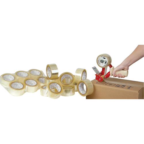 Box Sealing Tape, Hot Melt Adhesive, 1.6 mils, 50 mm (2") x 100 m (328') Distribution Industrielle GC