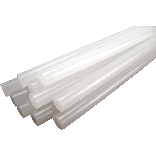 B&acirc;ton de colle, 7/16" dia x 10" lo, Transparent Distribution Industrielle GC